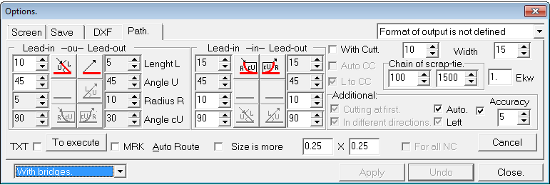 NC Maker Auto route settings