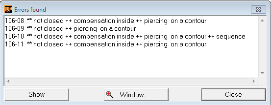 NC Maker NC errors list