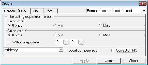 NC Maker options save dialog