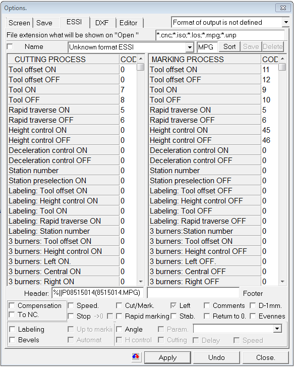 NC Maker New postprocessor window