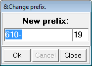 Nest Maker tools change prefix